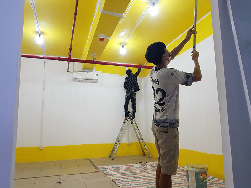 Dịch vụ sơn tường nhà xưởng tại Bình Dương